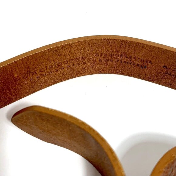 Liz Claiborne Southwestern Brown Tooled Genuine Leather Belt - Women's Size M - Picture 3 of 7